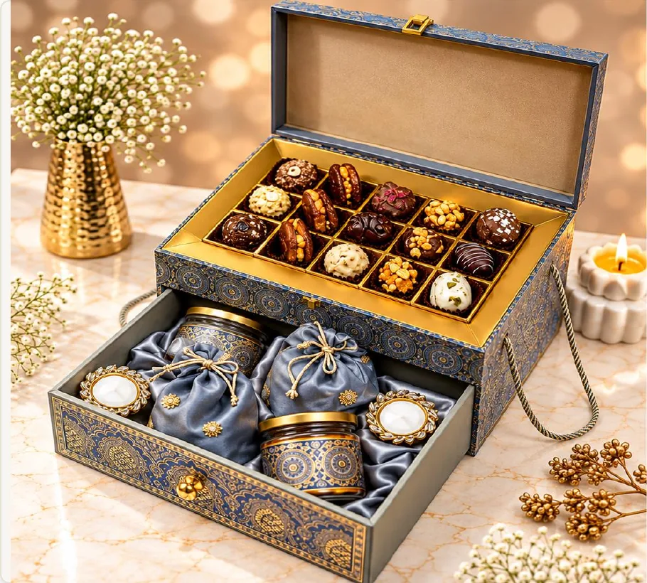 Qrated Diwali gift hamper, corporate gift option from Zing